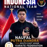 SEAKF 2026, Naufal Putra Diandra  Kembali Perkuat Timnas Karate Indonesia