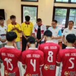 Menuju Kejurda, Arif Rochmawan Berikan Semangat Kepada Tim Futsal Kabupaten Bogor