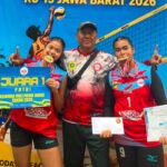 Tim Voli Pasir PPOPM Sabet Juara Kejurda Jabar  KU 15 di Bandung